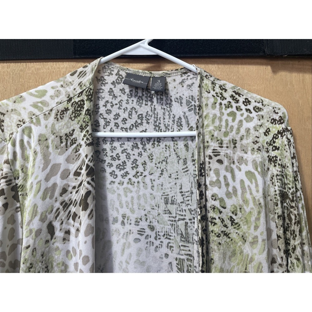 Travelers by Chico Open Front Cardigan Women's Size 3